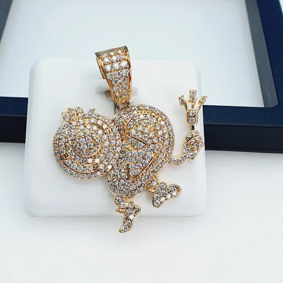 925 Sterling Silver Cubic Zirconia Pendant, UU1P6A6010